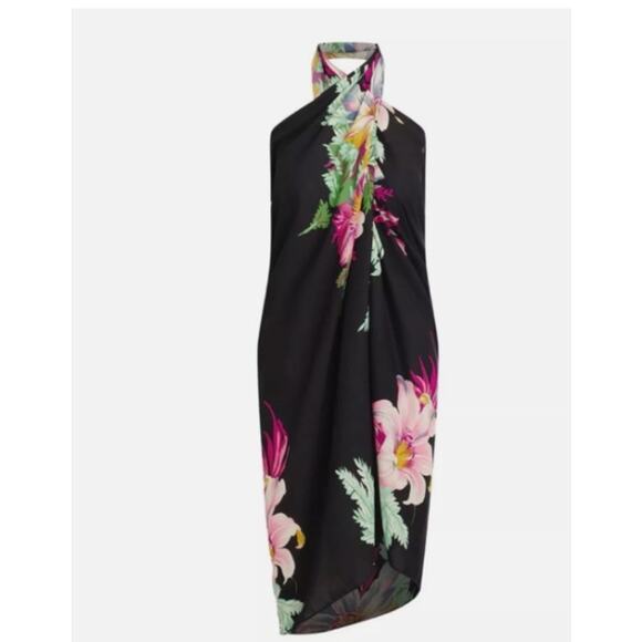 NIB Walter Baker New Paradise Versatile Sarong Magnolia Floral - Picture 5 of 7